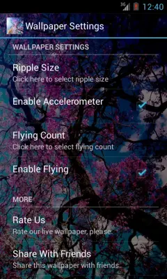 Japanese Sakura Garden android App screenshot 2